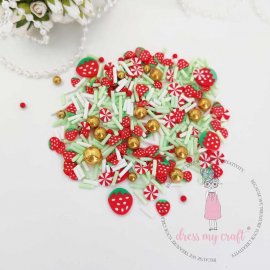  Dress My Craft Shaker Elements - Christmas Bling Slices