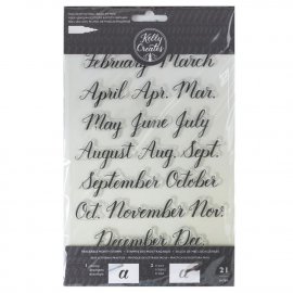Kelly Creates Traceable Stamps - Months