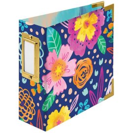 We R Paper Wrapped D-Ring Album - Floral 