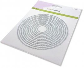 CraftEmotions Big Nesting Die - Scalop Circles Card 