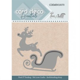 Card Deco Mini Dies - Santa`s Sledge