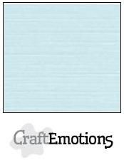 Craft Emotions Cardstock Linen 12x12 - 10 pack Baby Blue 