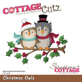 Cottage Cutz Dies - Christmas Owls