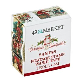 49 and Market Washi Tape Roll - Postage Washi Santa