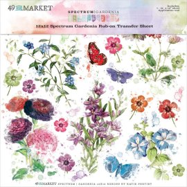 49 and Market 12x12 Rub-Ons - Spectrum Gardenia