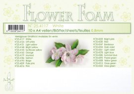 1 ark Leane Flower Foam A4 0,8mm - White