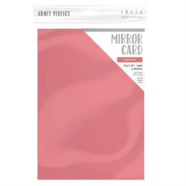 Craft Perfect Mirror Card Gloss - Italien Rose