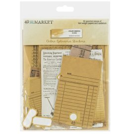 49 and Market Ephemera Stackers - Color Swatch Ochre