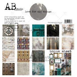 AB studio 12x12 Paper pack - Love for old things