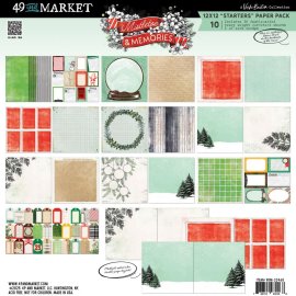 49 And Market 12x12 Starters Collection Pack - Mistletoe And Memories