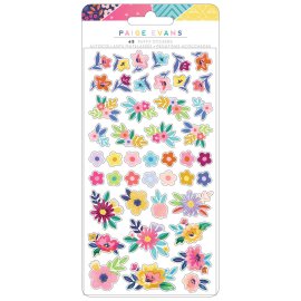 Paige Evans Puffy Stickers - Blooming Wild 