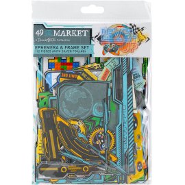 49 and Market Ephemera and Frame Set - Level Up