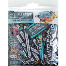 49 and Market Chipboard Set - Level Up