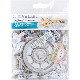 49 And Market Chipboard Set - Coastal Soul 