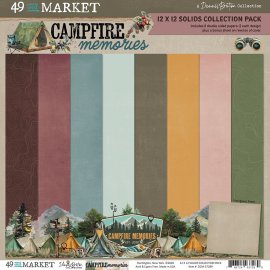 49 and Market 12x12 Collection Pack - Campfire Memories Solids 