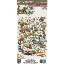 49 and Market Laser Cut Fishing Elements - Campfire Memories 