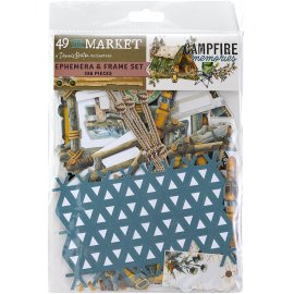 49 and Market Ephemera and Frame Set - Campfire Memories 