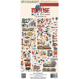 49 and Market Laser Cut Out Elements - Mouse and Co Collection 