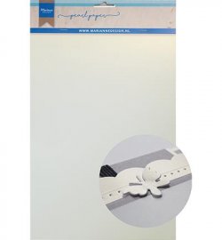 Marianne Design Pearl Paper - White