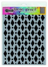 Ranger Dylusions Stencils Court Jester - Large DYS71495