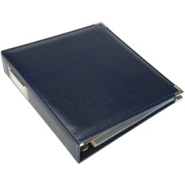 We R Classic Leather D-Ring Album 8.5X11inch - Navy