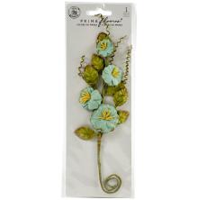 Prima Surfboard Mulberry Paper Flowers 1/Pkg - Ellie