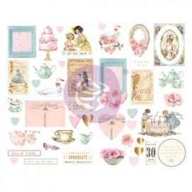 Prima Chipboard Stickers 45/Pkg - With Love By Frank Garcia