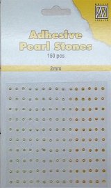 Nellies Choice Paste pearls 2mm Yellow