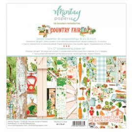 Mintay Paprs 12 X 12 PAPER SET - COUNTRY FAIR