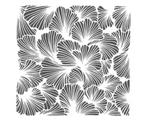 The Crafters Workshop Stencil 6x6 - Lush Petals