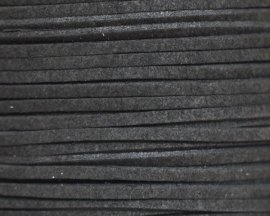 Svart mocka/läderband imitaion - 1m x 3mm
