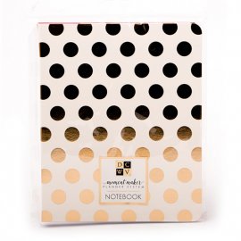 DCWV - Designer notebook planner gold dots