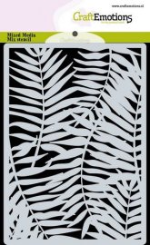 Craft Emotions Mask stencil background - Palm leaves A6