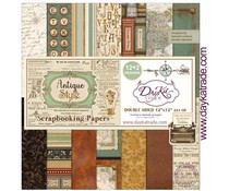 DayKa Trade - Antique Style 12x12 Inch Paper Pack