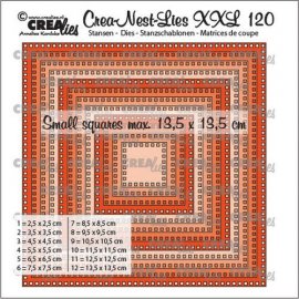 Crealies Crea-nest-dies XXL Squares with square holes