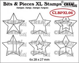 Crealies Clearstamp Bits&Pieces XL no. 06 Stars