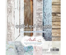 Memory Place 6x6 Paper Pad - Weathered Wood & Crystals