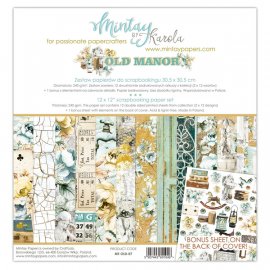 Mintays Papers 12 X 12 PAPER SET - OLD MANOR 07
