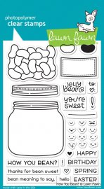 Lawn Fawn Stämpel - How you bean?