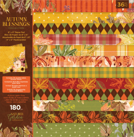 Crafters Companion Paper pad 6x6 - Autumn Blessings Collection