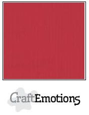 Craft Emotions Cardstock Linen A4 - 10 pack Sherry Red 1210