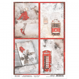 Ciao Bella Rispapper A4 - Snow and the city cards