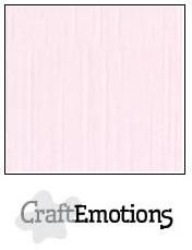 Craft Emotions Cardstock Linen 12x12 - Babypink 1160 10 pack 