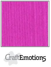 Craft Emotions Cardstock Linen 12x12 - Coral Magenta 1180