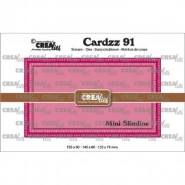 Crealies - Cardzz Mini Slimline K with little stripes