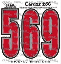 Crealies Cardzz no CLCZ256 Numbers 5, 6 och 9