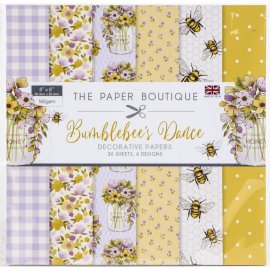 The Paper Boutique Paper Pad 8x8 - Bumblebees Dance