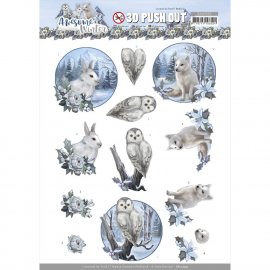 Amy Design 3D Punchout Sheet - Winter Animals