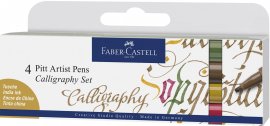 Faber Castell Drawing Pen Pitt Artist Set Calligraphy 4pcs