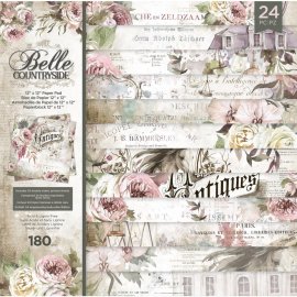 Crafters Companion Paper Pad 12X12 - Belle Countryside